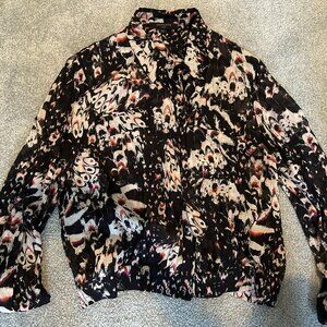 All Saints patterned button down